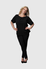 Zayla Inverted Pleat Top