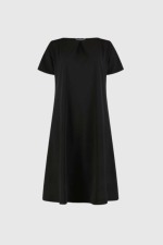 Zelda Dress with Inverted Front Pleat Neck - Image 7