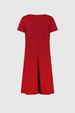 Zelda Dress with Inverted Front Pleat Neck - Image 5