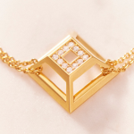 Pyramid Bracelet - Yellow Gold Vermeil 2