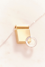 Ruifier 0.063ct White Diamonds Infinity Pendant