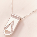 Ruifier 0.207ct Diamonds Dewdrop Pendant