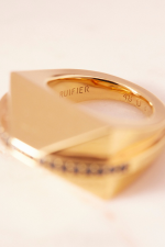 Ruifier 0.29ct Black Diamonds - Icon Shard Ring Gold