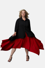 Zain Handkerchief Hem Maxi Skirt - Image 3