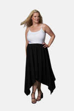 Zain Handkerchief Hem Maxi Skirt - Image 4