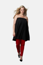 Zofia Elasticated Knee Length Skirt Or Strapless Top - Image 3