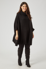 alanis jumper black curvy women's knitwear