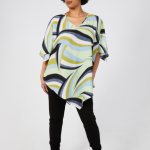 Elena Hanky Hem Top-  Retro Wave