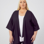 Fern Stretch Linen Jacket - Navy