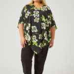 Elena Hanky Hem Top- Dark Zest Lime