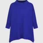 Alanis High Neck Jumper - Cobalt Blue